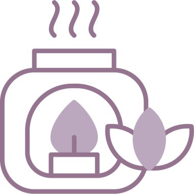 Sıcak çay. Basit simge