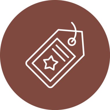 Bir hediye simgesinin vektör illüstrasyonu