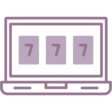 İnternet alışveriş simgesi. Beyaz arkaplanda izole edilmiş web tasarımı için çevrimiçi depolama vektör simgesinin basit çizimi