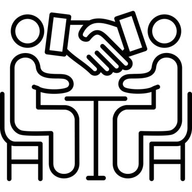 El sıkışma simgesi vektör illüstrasyonu