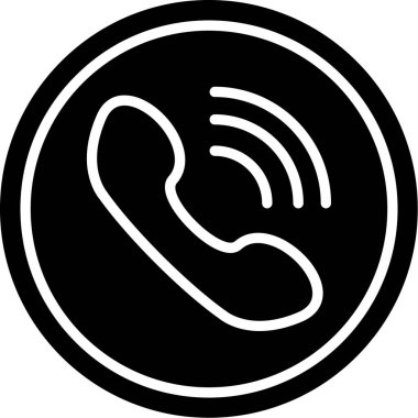 Telefon simgesi, vektör çizimi