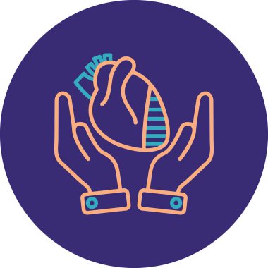 Bir simgenin vektör illüstrasyonu