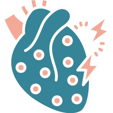 Kırık kalp, illüstrasyon, vektör, beyaz arka planda..