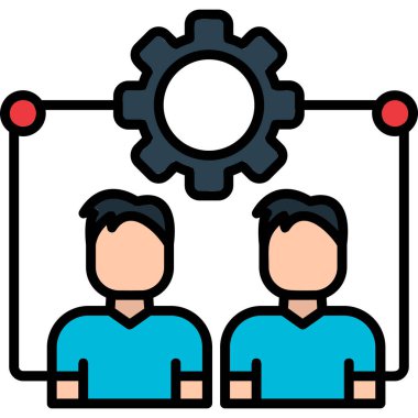 Her Kullanım İçin Kişiler Arası Yetenekler, Basit Vektör Simgesi