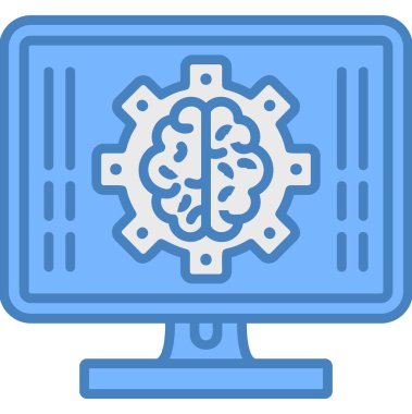 beyin yapay zeka simgesi