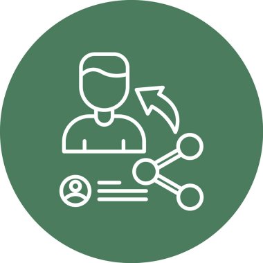 İş ve finans simgesinin vektör illüstrasyonu