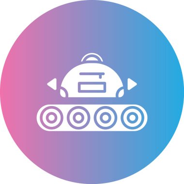 Robot simgesinin vektör illüstrasyonu