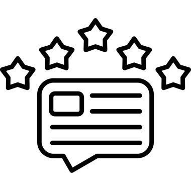 Sohbet mesajı simgesi. Beyaz arkaplanda izole edilmiş web tasarımı için hat sohbet vektör simgesi