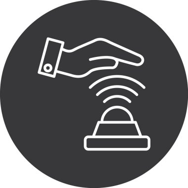 Wi-Fi simgesinin vektör illüstrasyonu