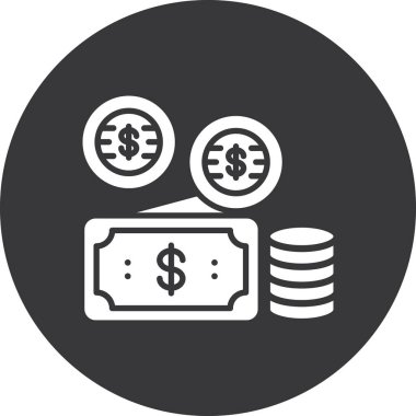 para çantası simgesi, vektör illüstrasyonu