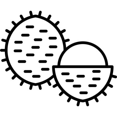 covid - 19 parçacık çizgisi ve simgesi, vektör illüstrasyon tasarımı