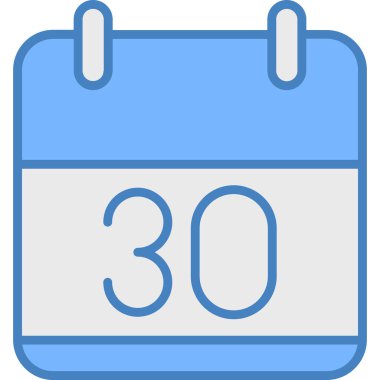 Takvim. Web simgesi basit illüstrasyon