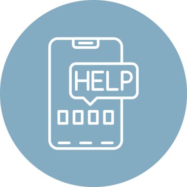 yardım simgesi çizimi