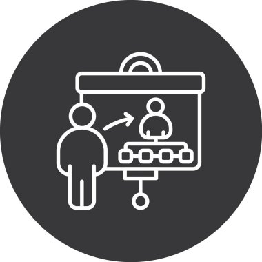 seo modern simgesinin vektör illüstrasyonu