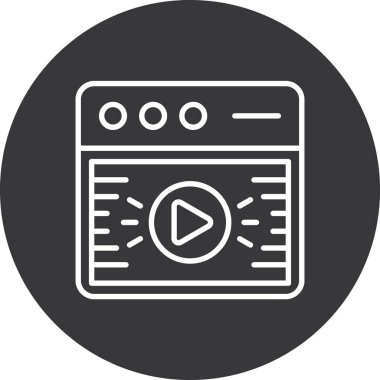 Video oyunu simgesi vektör illüstrasyonu