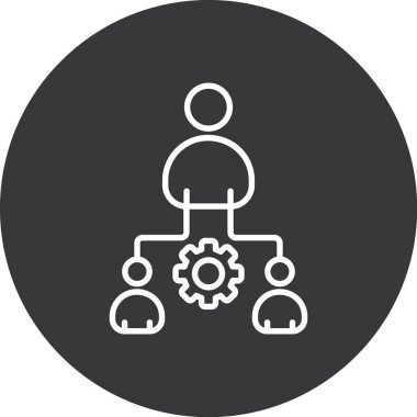 iş simgesi vektör illüstrasyonu