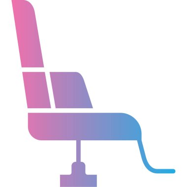 Sandalye. Web simgesi basit illüstrasyon