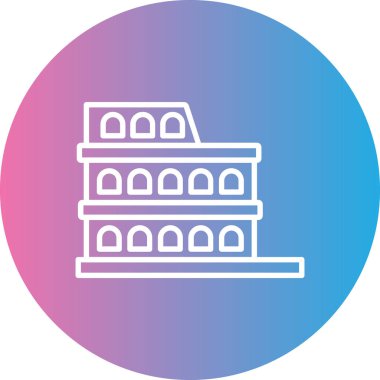 Modern yapı simgesinin vektör illüstrasyonu