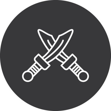 Modern b 'nin vektör çizimi kılıç simgesinden yoksun