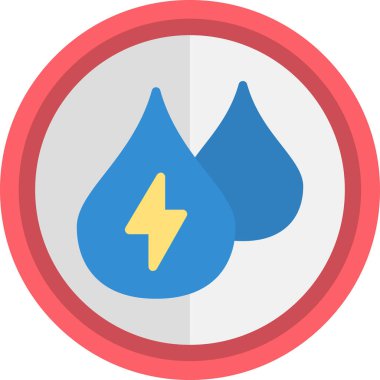 Su damlası. Basit resimleme