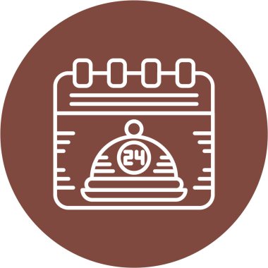 Bir kitap simgesinin vektör illüstrasyonu