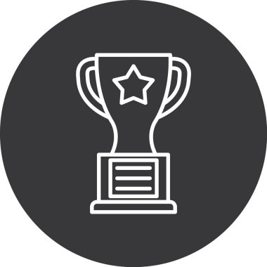 Ödül. Web simgesi basit tasarım