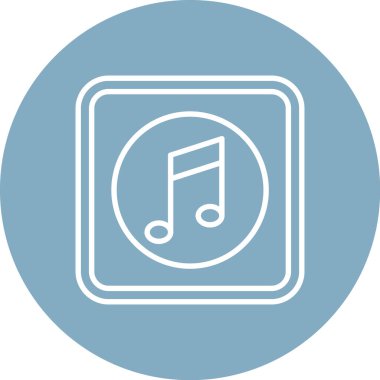 Müzik, Her Kullanım İçin Basit Vektör Simgesi