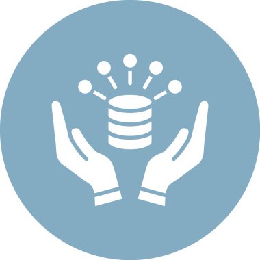 İş ve finans ikonu. Basit tasarım. vektör illüstrasyonu