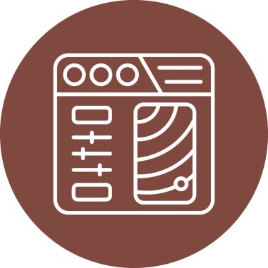 Hesap makinesinin vektör çizimi