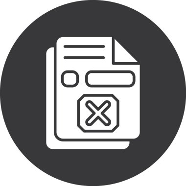 Vektör belgesi Simge illüstrasyonu