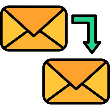 e-posta pazarlama vektör simgesi.