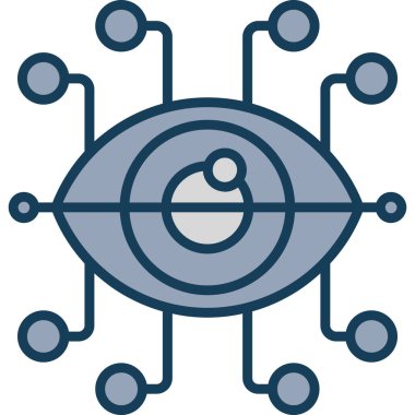 Modern simgenin vektör illüstrasyonu