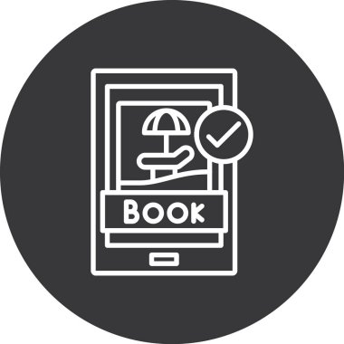 kitap simgesi vektör illüstrasyonu