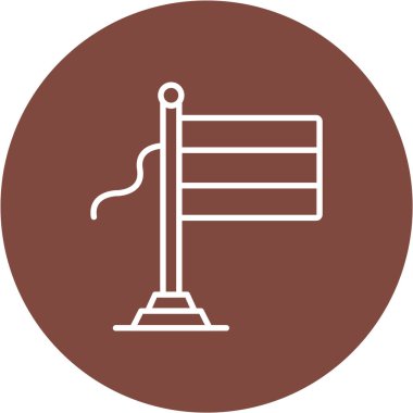 Modern oto tamir simgesinin vektör illüstrasyonu