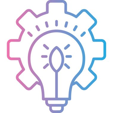 Ampul. Web simgesi basit illüstrasyon