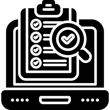 Elektronik makine simgesi ana hat biçiminde