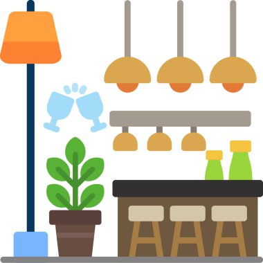 Mutfak iç tasarım simgesi