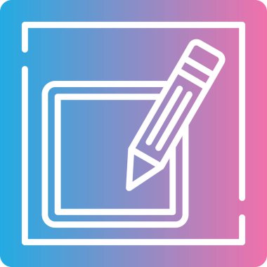 Modern eğitim ikonunun vektör illüstrasyonu