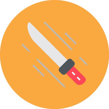 bıçak simgesi vektör illüstrasyonu