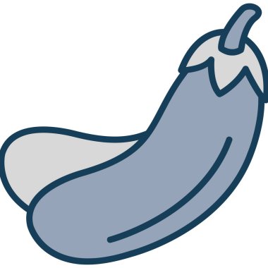 Bitkisel sağIıklı gıda ikonu - ana hatlarıyla