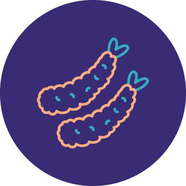 Gıda simgesinin vektör illüstrasyonu