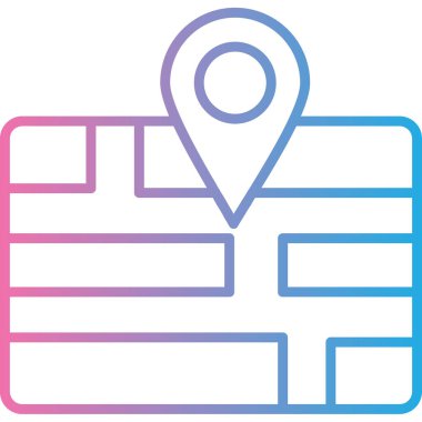 konum pin simgesi, vektör illüstrasyonu, konum pin kavramı