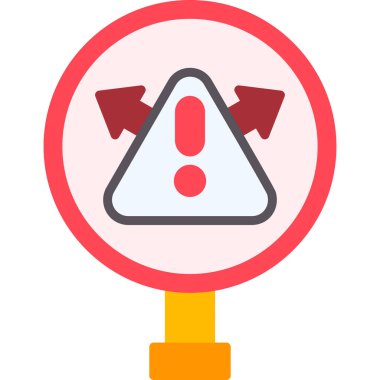 Uyarı işareti. Basit tasarım