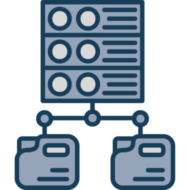 şebeke. Web simgesi basit illüstrasyon