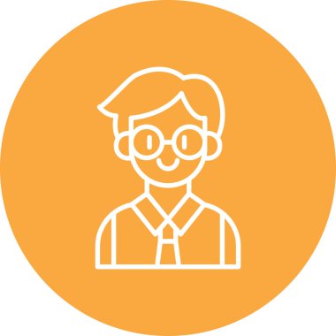 İnsan simgesinin vektör illüstrasyonu