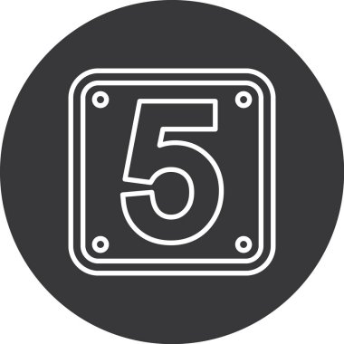 5 numaralı simge, basit biçim