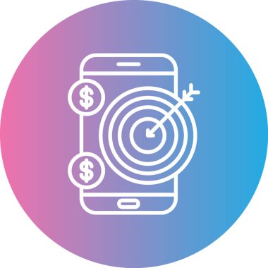 vektör para simgesi illüstrasyonu