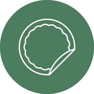 Gıda simgesinin vektör illüstrasyonu