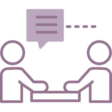 insanların simge vektör çizim tasarımı ile konuşma balonu