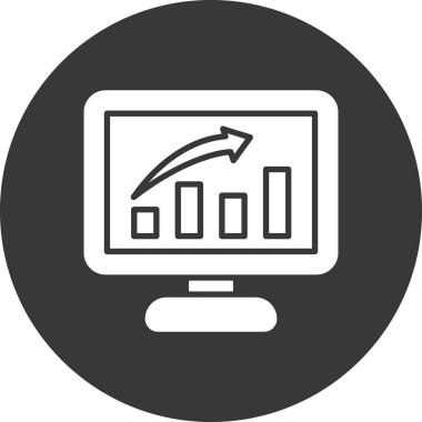 İş simgesinin vektör illüstrasyonu